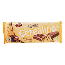 CHOCEUR Barrette biscottate Cerealino, Cioccolato al latte