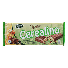 CHOCEUR Barrette biscottate Cerealino, Nocciola & Uvetta