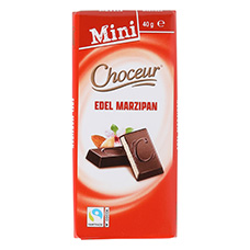 CHOCEUR Mini Tafeln 5er-Pack, Marzipan