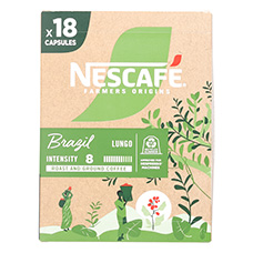 NESCAFÉ Capsules de café Farmers Origins, Brazil Lungo