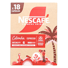 NESCAFÉ Capsules de café Farmers Origins, Colombia Espresso