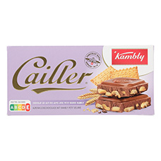 CAILLER Tafelschokolade, Milch-Kambly Petit Beurre