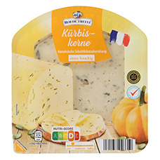 ROI DE TREFLE Französischer Schnittkäse, Kürbiskernen