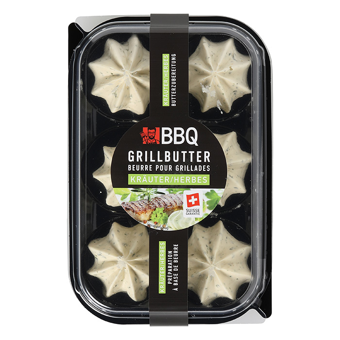 BBQ Grill Butterrosetten, Kräuter