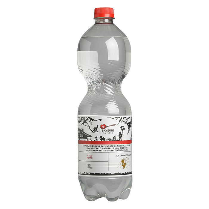 SAVEURS SUISSES Natürliches Mineralwasser ohne Kohlensäure
