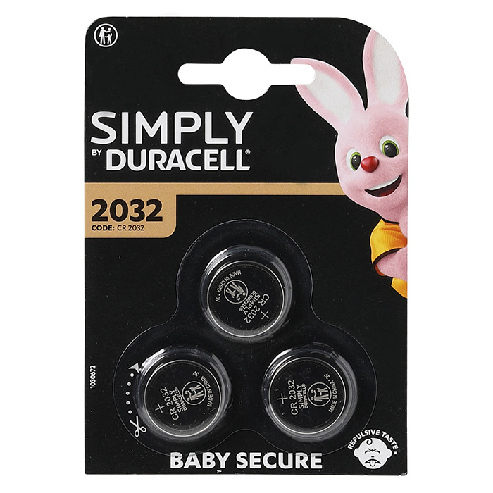 DURACELL Knopfzellenbatterien CR 2032