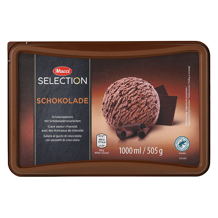 MUCCI Premium Glace au chocolat