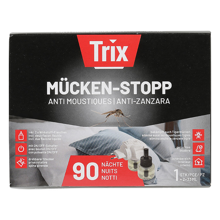 TRIX Antizanzare presa + ricarica 1 pezzo / 2 x 33 ml