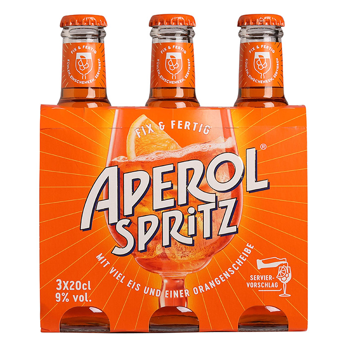 APEROL Spritz confezione da 3, 9 % vol.