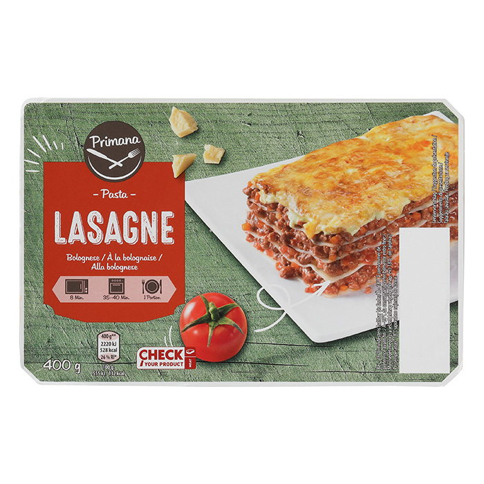 PRIMANA Lasagne Bolognese