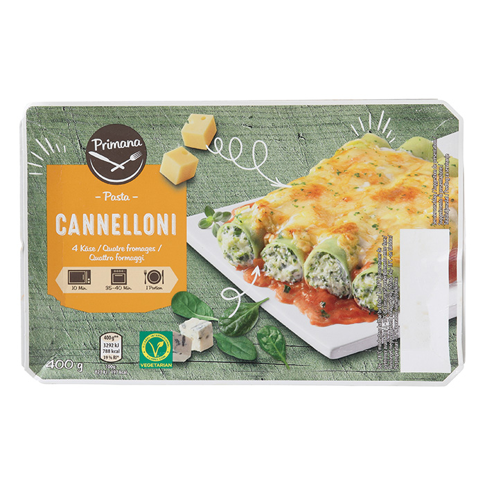PRIMANA Cannelloni quattro formaggi