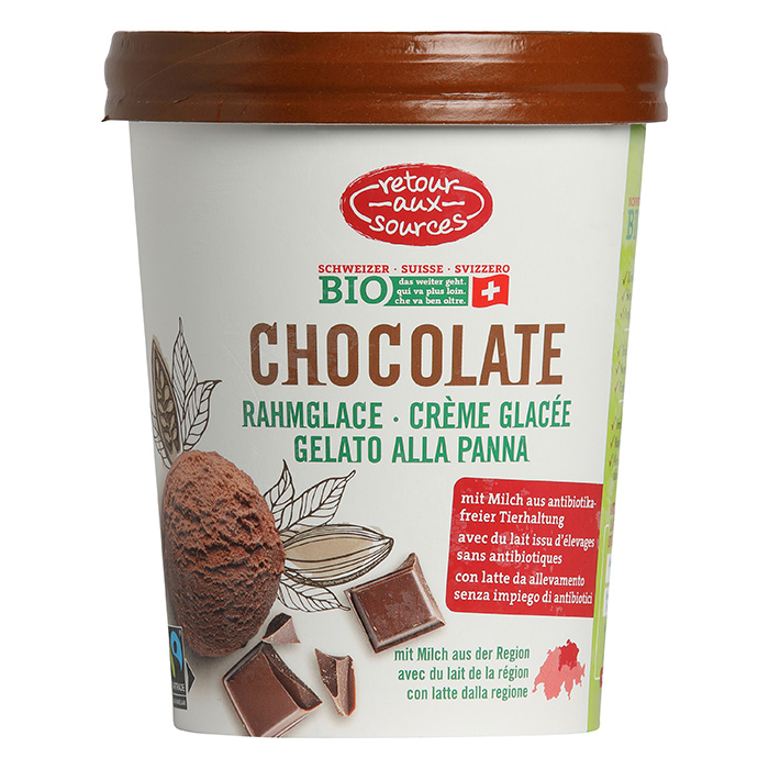 RETOUR AUX SOURCES BIO Glace Schokolade