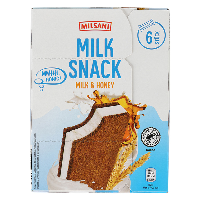 MILSANI Tranche au lait, miel