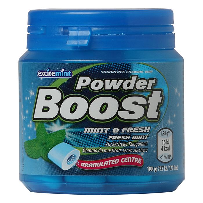 EXCITEMINT Gomme da masticare con ripieno liquido, freshmint ALDInow