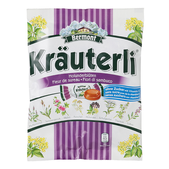 BERMONT Kräuterli HustenBonbons, Holunderblüte ALDInow