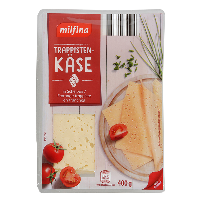 MILFINA Trappistenkäse in Scheiben