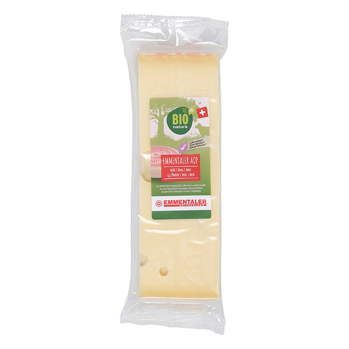 BIO NATURA Fromage Emmental AOP doux