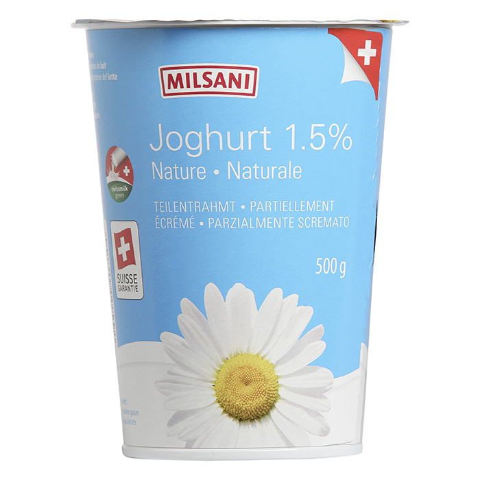 MILSANI Yogourt nature 1.5 % de matières grasses