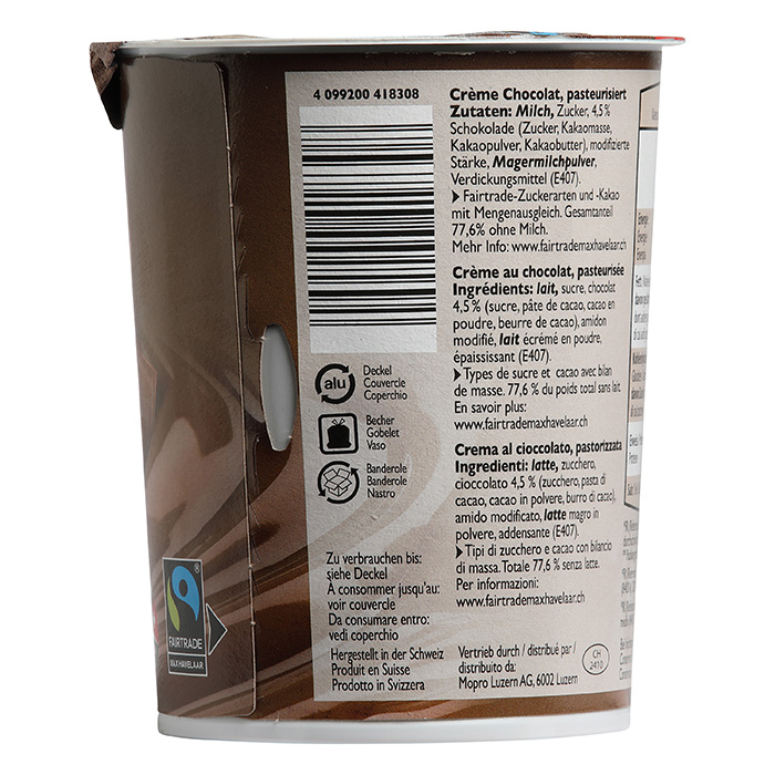 MILFINA FairtradeCrème Dessert Schokolade ALDInow