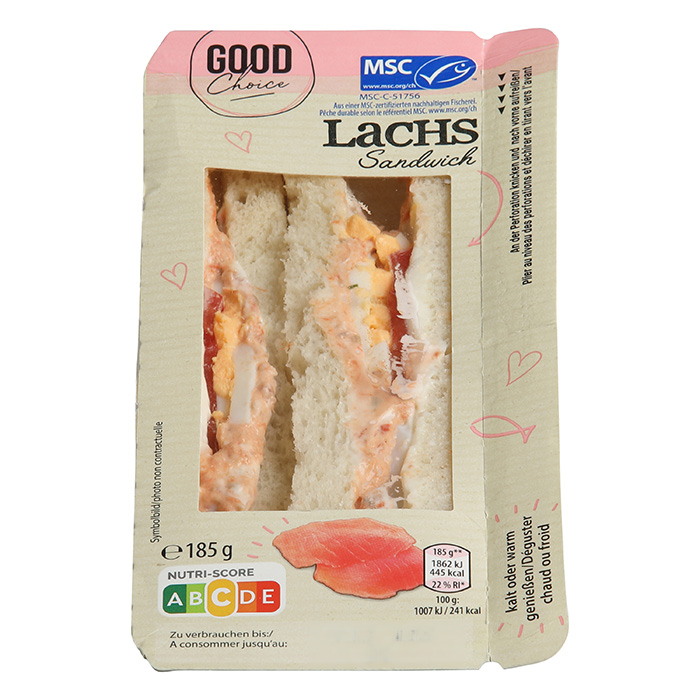 Nutripure sandwich au saumon - 50 g