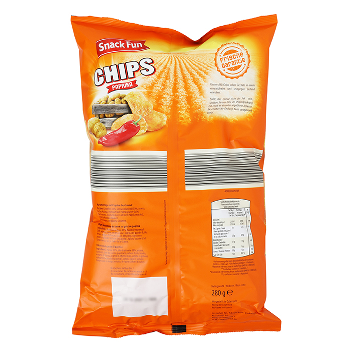 SNACK FUN Chips Paprika ALDInow