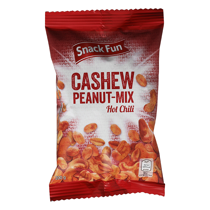 SNACK FUN CashewPeanut Mix Hot Chilli ALDInow