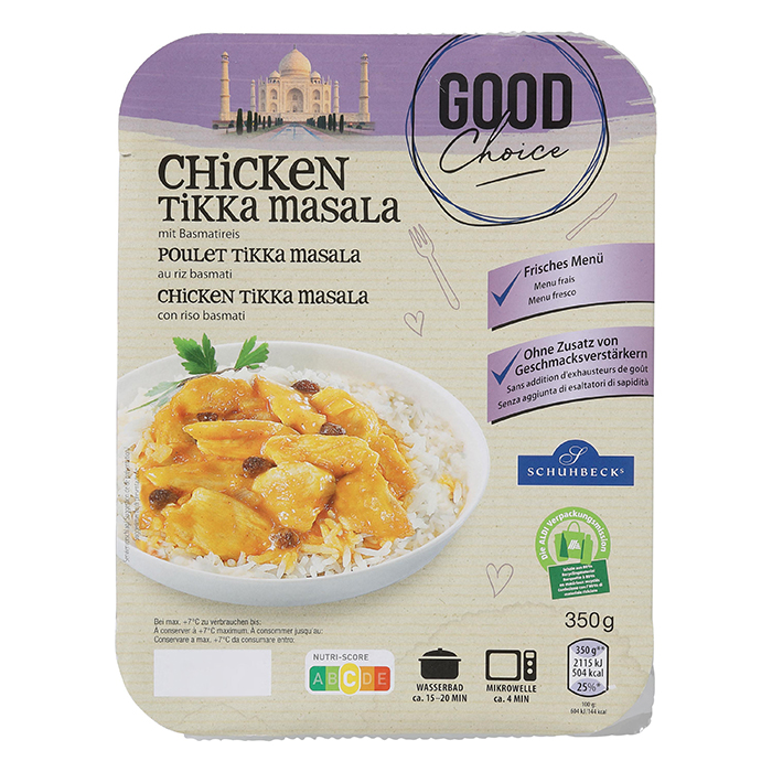 GOOD CHOICE Indisches Fertiggericht, Chicken Tikka Masala