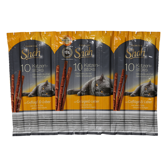 SHAH PREMIUM Katzensnacks, Geflügel und Leber
