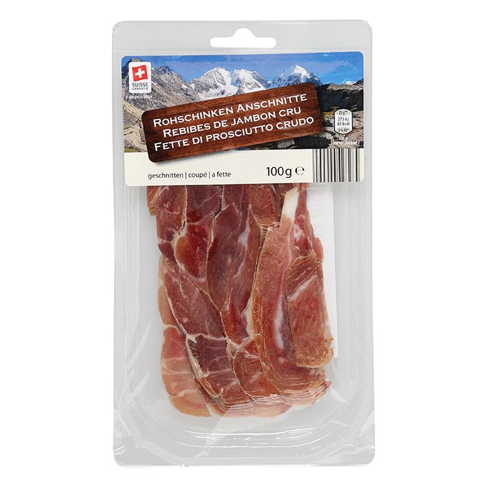 Rohschinken Anschnitte 