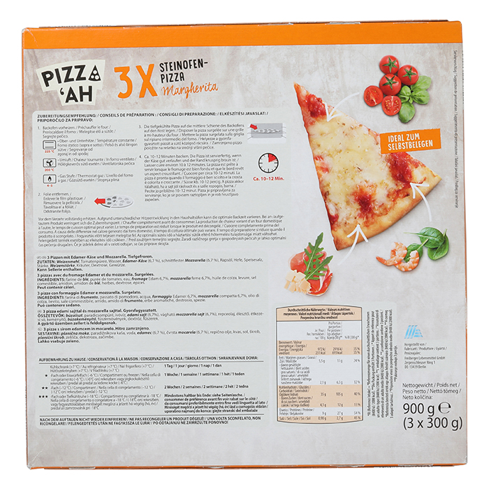 PIZZ'AH SteinofenPizza Margherita ALDInow