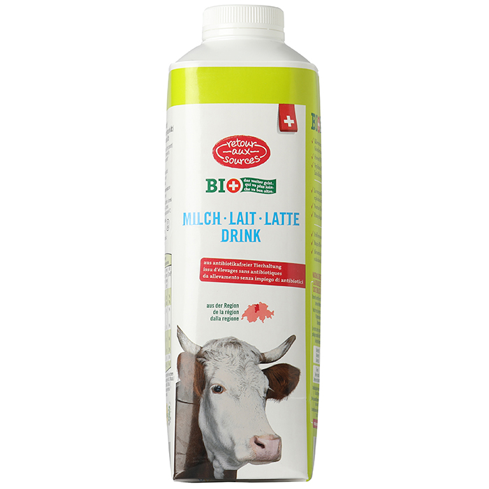 RETOUR AUX SOURCES BIO Milch Drink past. 2.5 %, 1 L