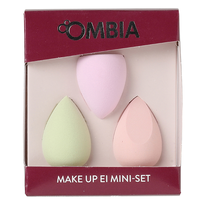 OMBIA Make-Up Ei, Mini-Set 3er-Pack