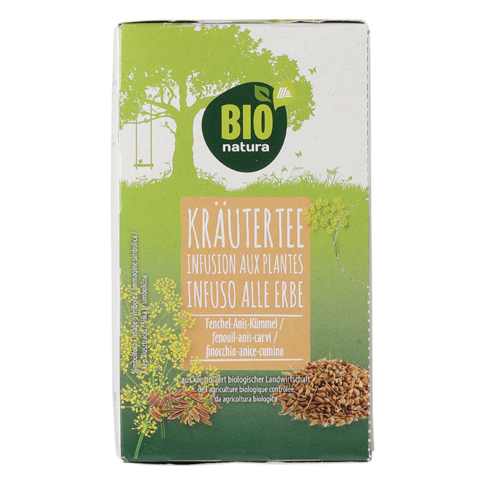 BIO NATURA Thé BIO aux plantes, fenouil-anis-carvi | ALDI-now