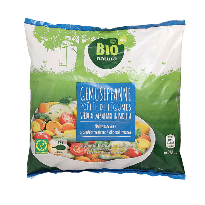 BIO NATURA Gemüsepfanne, Mediterrane Art | ALDI-now