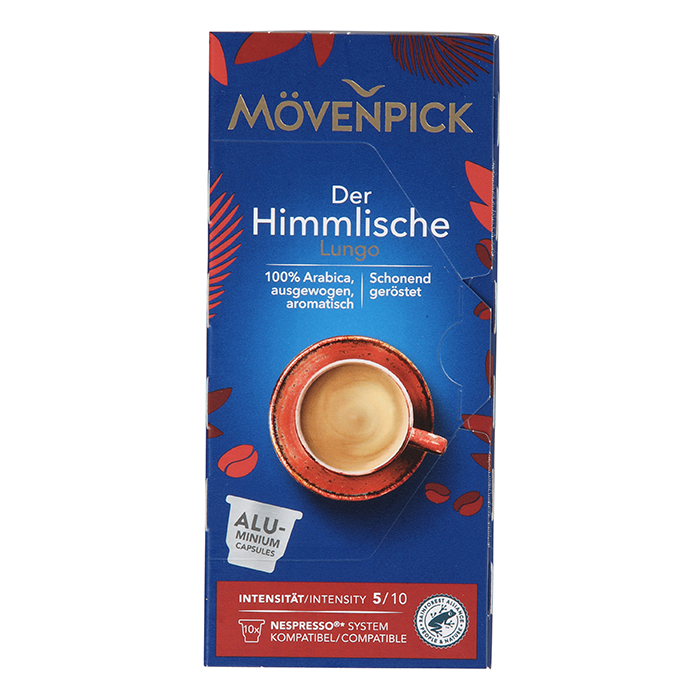 | ALDI-now Kaffeekapseln der Himmlische 10er-Pack, MÖVENPICK Lungo
