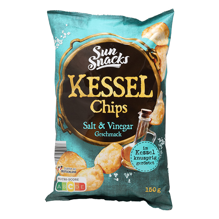 SUN SNACKS Kessel Chips, Salt & Vinegar