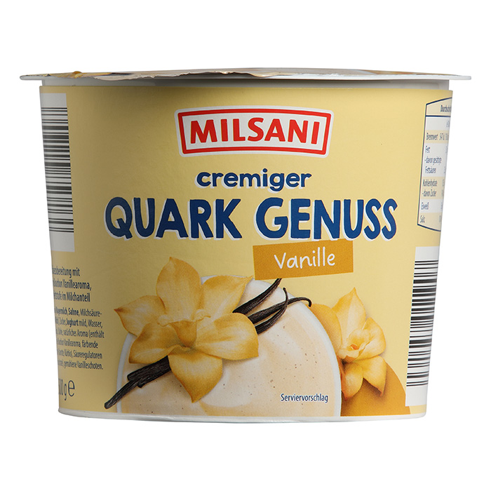 MILSANI Cremiger Quark Genuss, Vanille | ALDI-now MILSANI Cremiger Quark Genuss, Vanille | ALDI-now