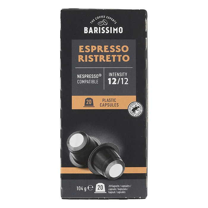 BARISSIMO Capsules de café Espresso Ristretto 