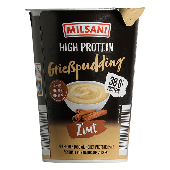 MILSANI High Protein Griesspudding, Zimt | ALDI-now