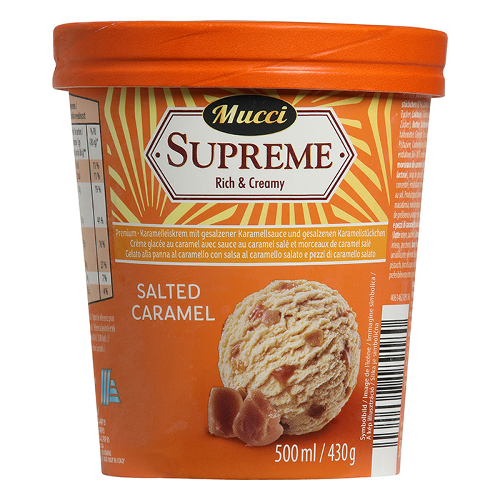 MUCCI Supreme Rich & Creamy, Salted Caramel