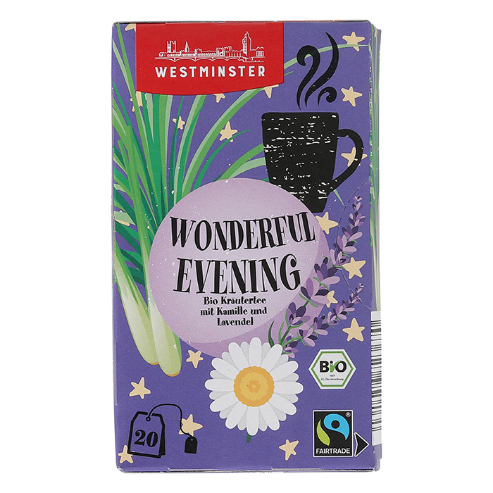 WESTMINSTER Fairtrade-BIO Feel Good Tea, Wonderful evening